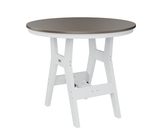 Harbor 38" Round Table Dining Height Hammered Top