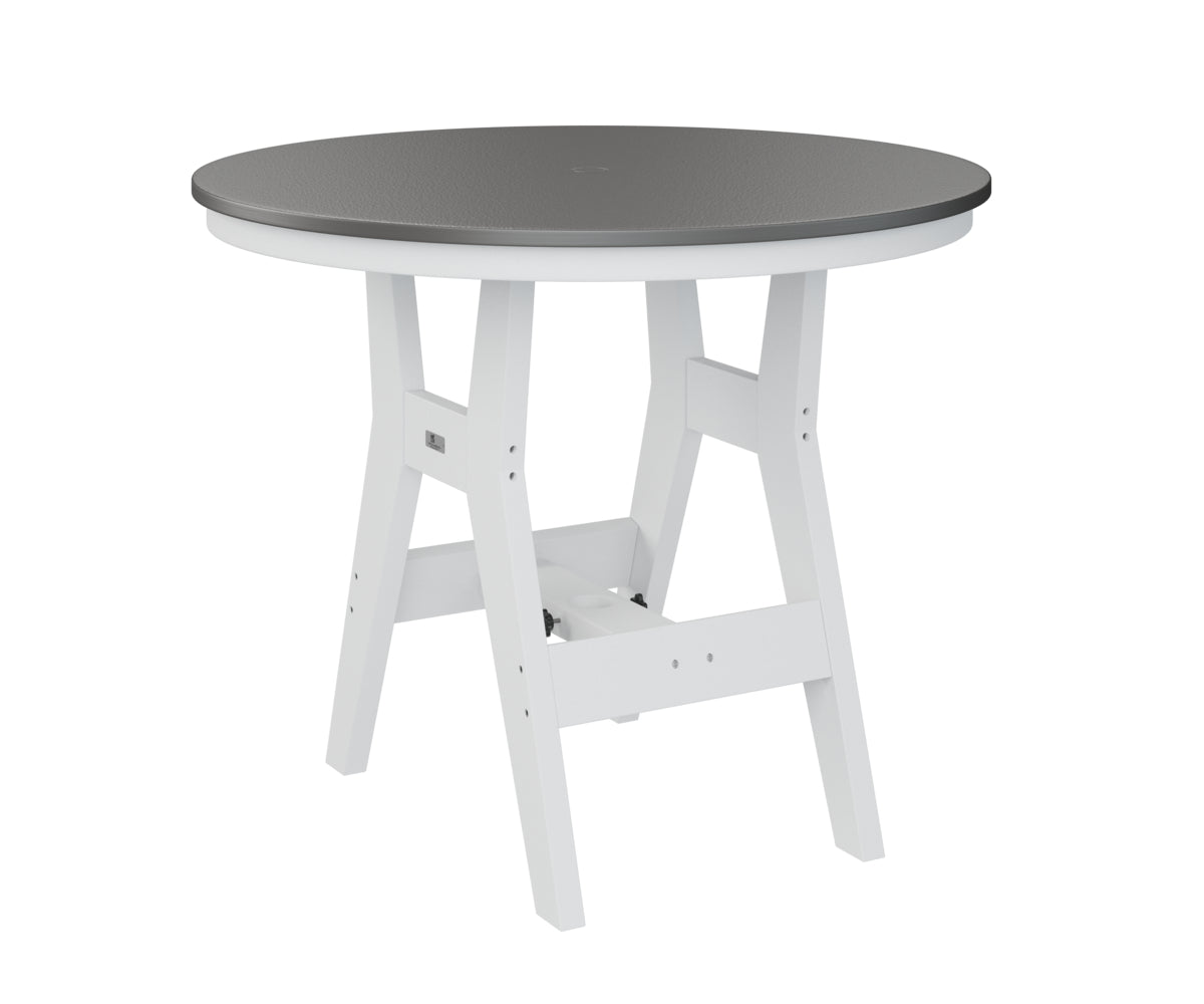 Harbor 38" Round Table Dining Height Hammered Top