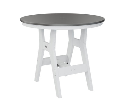 Harbor 38" Round Table Dining Height Hammered Top