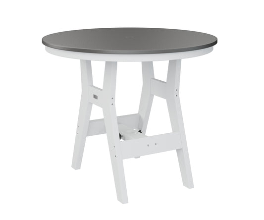 Harbor 38" Round Table Dining Height Hammered Top