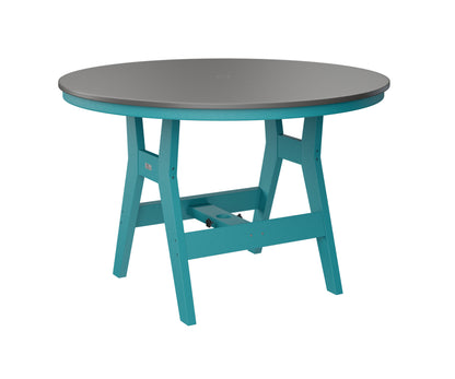 Harbor 48" Round Table Dining Height Hammered Top