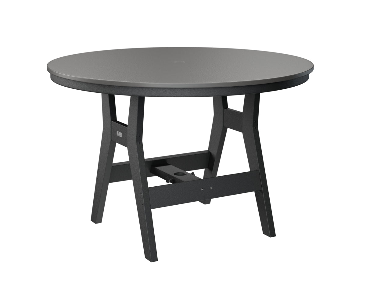 Harbor 48" Round Table Dining Height Hammered Top