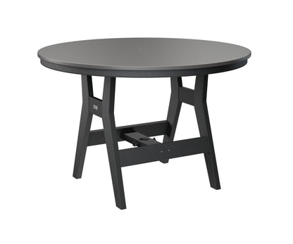 Harbor 48" Round Table Dining Height Hammered Top