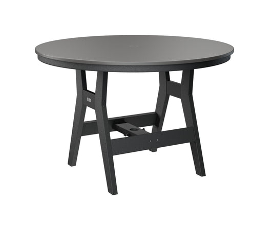 Harbor 48" Round Table Dining Height Hammered Top
