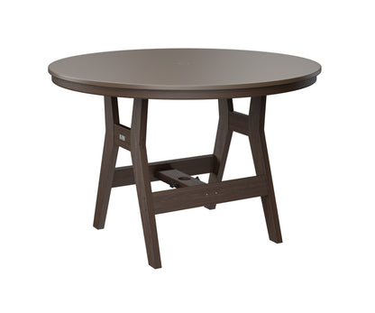 Harbor 48" Round Table Dining Height Hammered Top