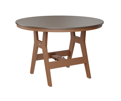 Harbor 48" Round Table Dining Height Hammered Top