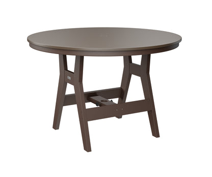 Harbor 48" Round Table Dining Height Hammered Top