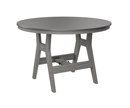 Harbor 48" Round Table Dining Height Hammered Top