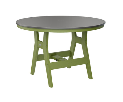 Harbor 48" Round Table Dining Height Hammered Top