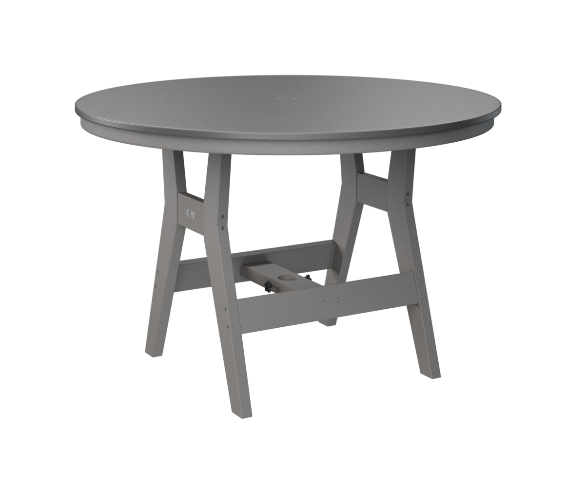Harbor 48" Round Table Dining Height Hammered Top