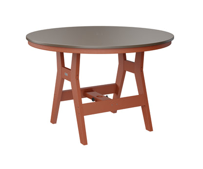 Harbor 48" Round Table Dining Height Hammered Top