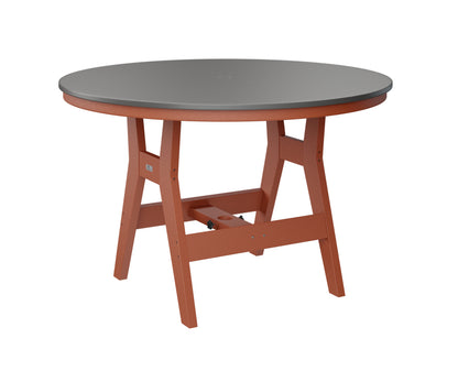 Harbor 48" Round Table Dining Height Hammered Top