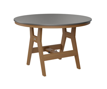 Harbor 48" Round Table Dining Height Hammered Top