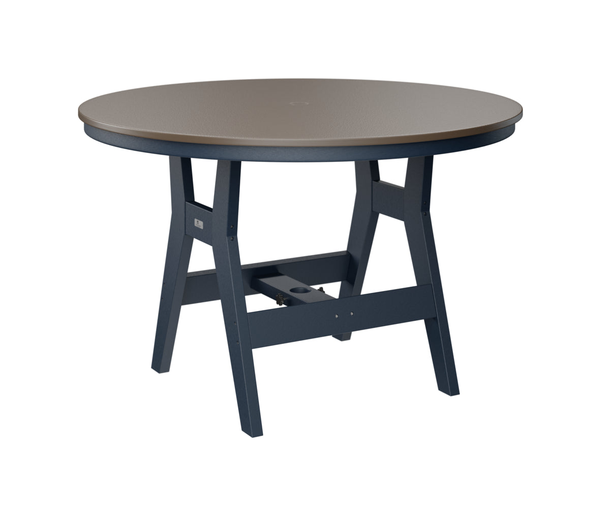 Harbor 48" Round Table Dining Height Hammered Top