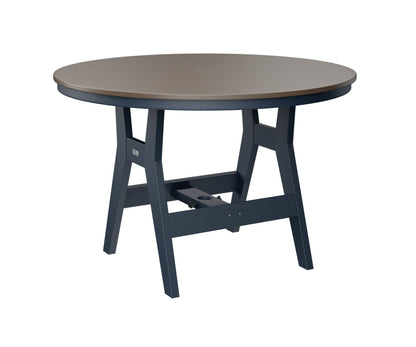 Harbor 48" Round Table Dining Height Hammered Top
