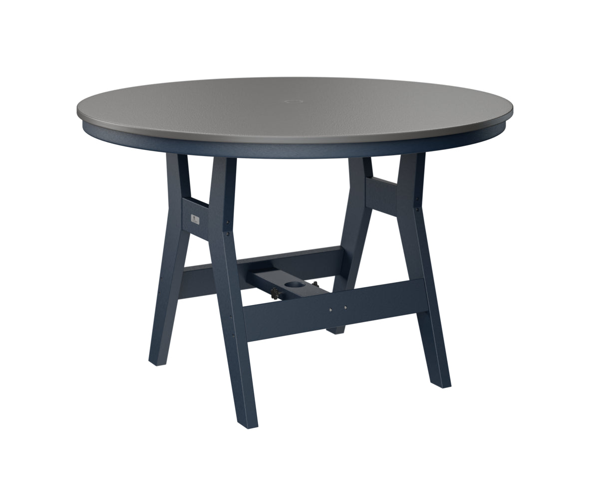 Harbor 48" Round Table Dining Height Hammered Top