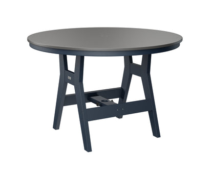 Harbor 48" Round Table Dining Height Hammered Top