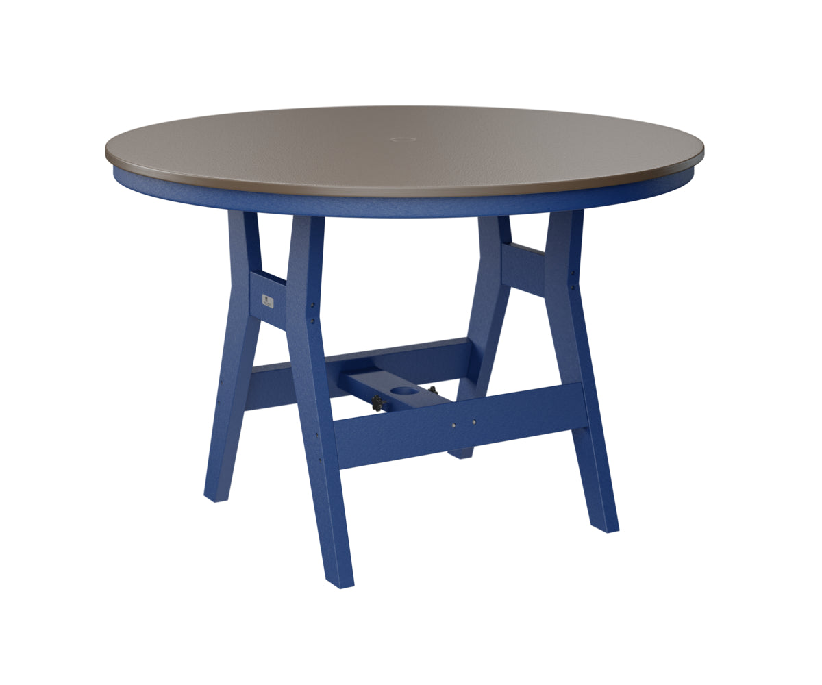 Harbor 48" Round Table Dining Height Hammered Top
