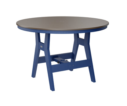 Harbor 48" Round Table Dining Height Hammered Top