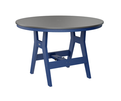 Harbor 48" Round Table Dining Height Hammered Top