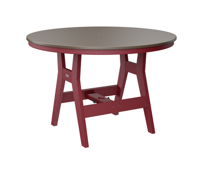 Harbor 48" Round Table Dining Height Hammered Top