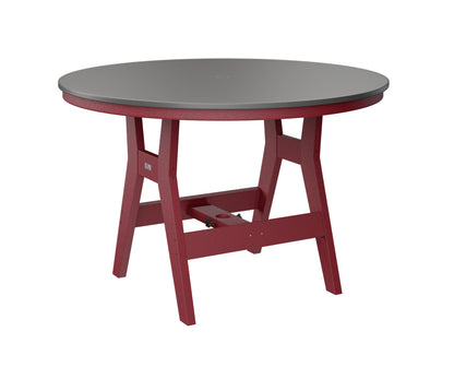 Harbor 48" Round Table Dining Height Hammered Top