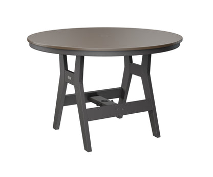 Harbor 48" Round Table Dining Height Hammered Top
