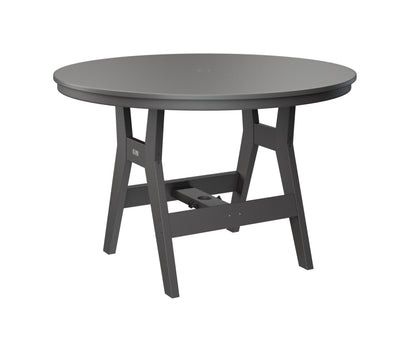 Harbor 48" Round Table Dining Height Hammered Top