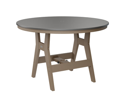 Harbor 48" Round Table Dining Height Hammered Top