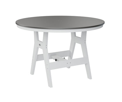 Harbor 48" Round Table Dining Height Hammered Top