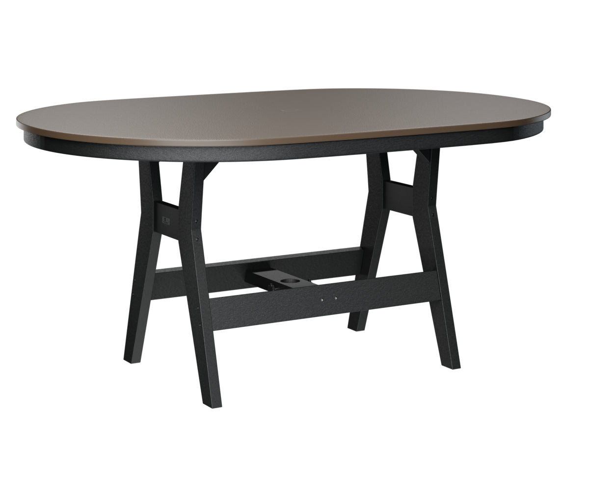 Harbor 44" x 64" Oblong Table Counter Height Hammered Top