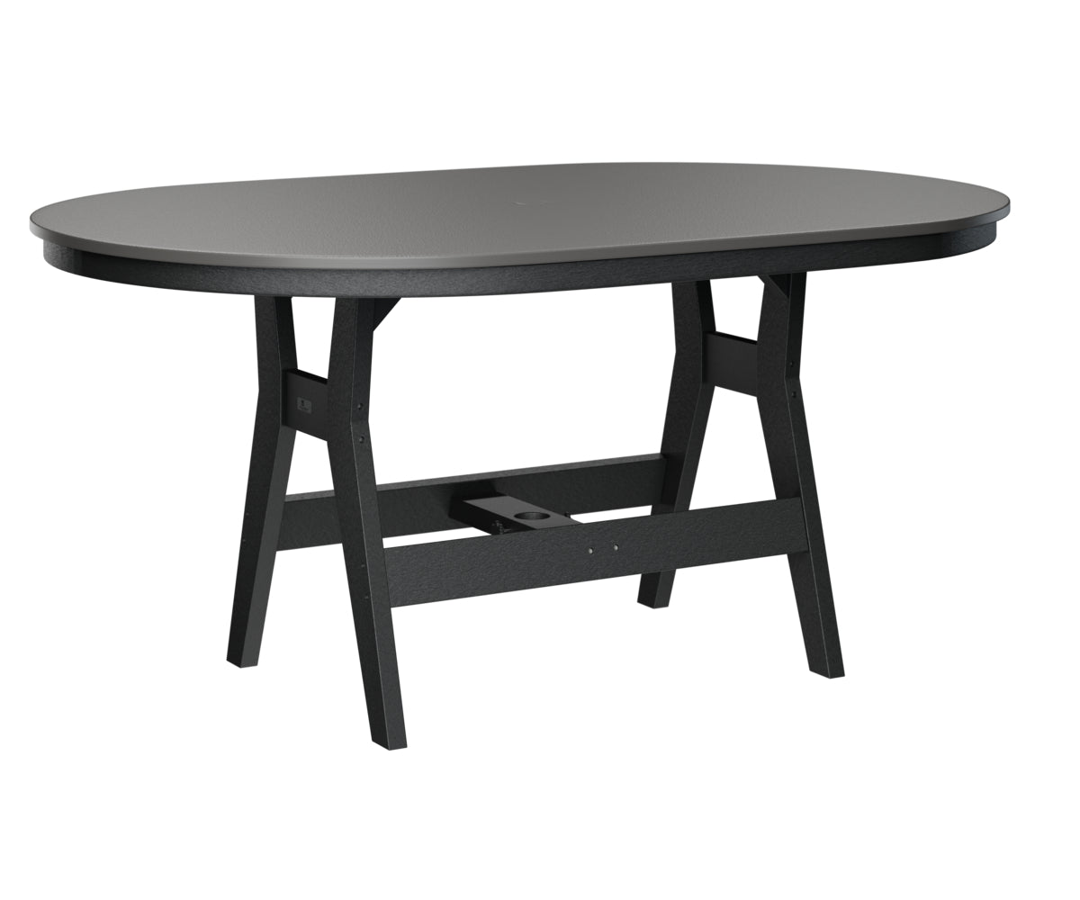 Harbor 44" x 64" Oblong Table Counter Height Hammered Top