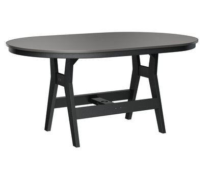 Harbor 44" x 64" Oblong Table Counter Height Hammered Top
