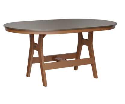 Harbor 44" x 64" Oblong Table Counter Height Hammered Top