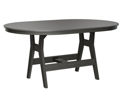 Harbor 44" x 64" Oblong Table Counter Height Hammered Top