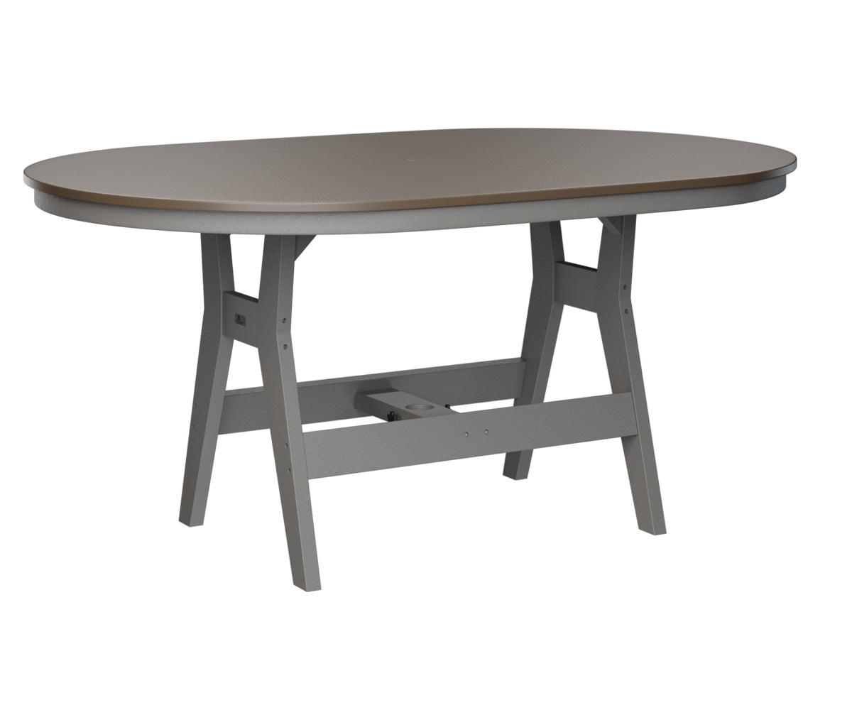 Harbor 44" x 64" Oblong Table Counter Height Hammered Top