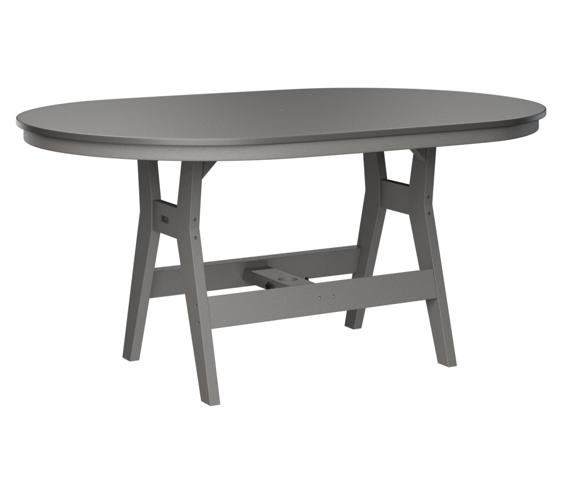 Harbor 44" x 64" Oblong Table Counter Height Hammered Top