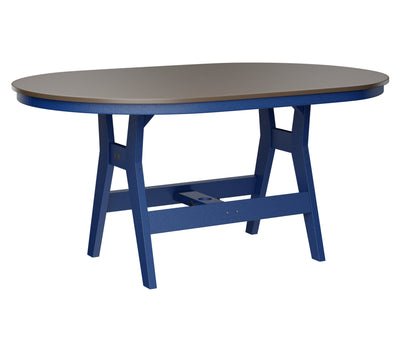 Harbor 44" x 64" Oblong Table Counter Height Hammered Top