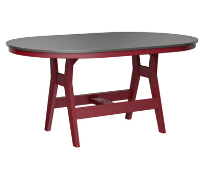 Harbor 44" x 64" Oblong Table Counter Height Hammered Top