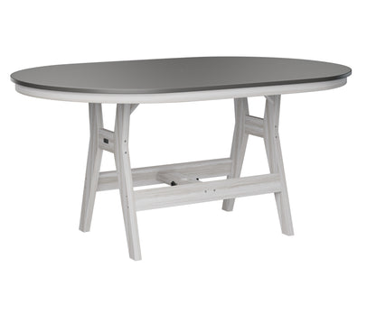 Harbor 44" x 64" Oblong Table Counter Height Hammered Top