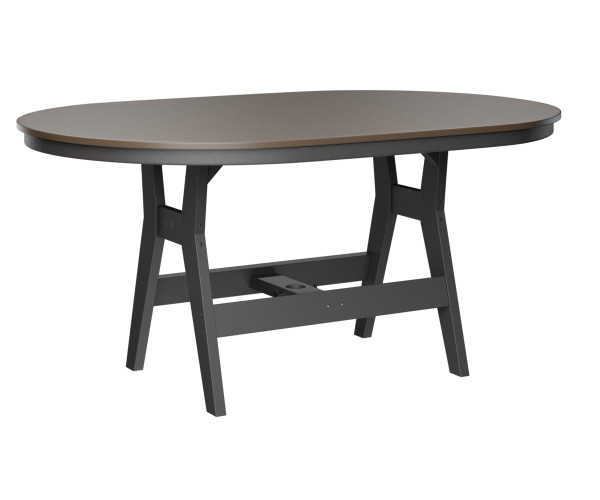 Harbor 44" x 64" Oblong Table Counter Height Hammered Top