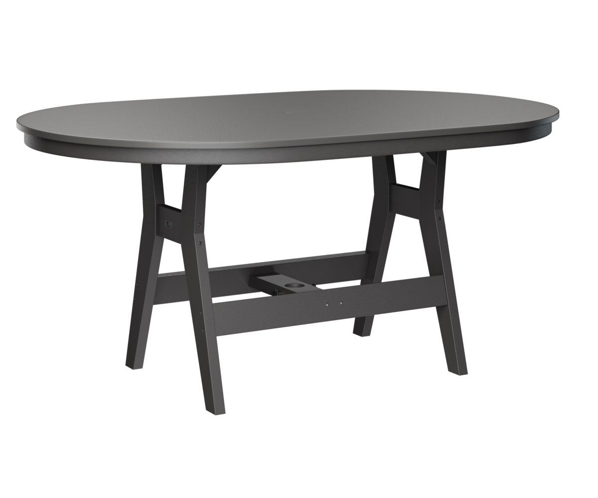 Harbor 44" x 64" Oblong Table Counter Height Hammered Top