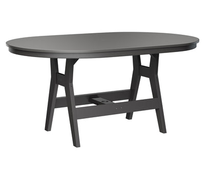 Harbor 44" x 64" Oblong Table Counter Height Hammered Top