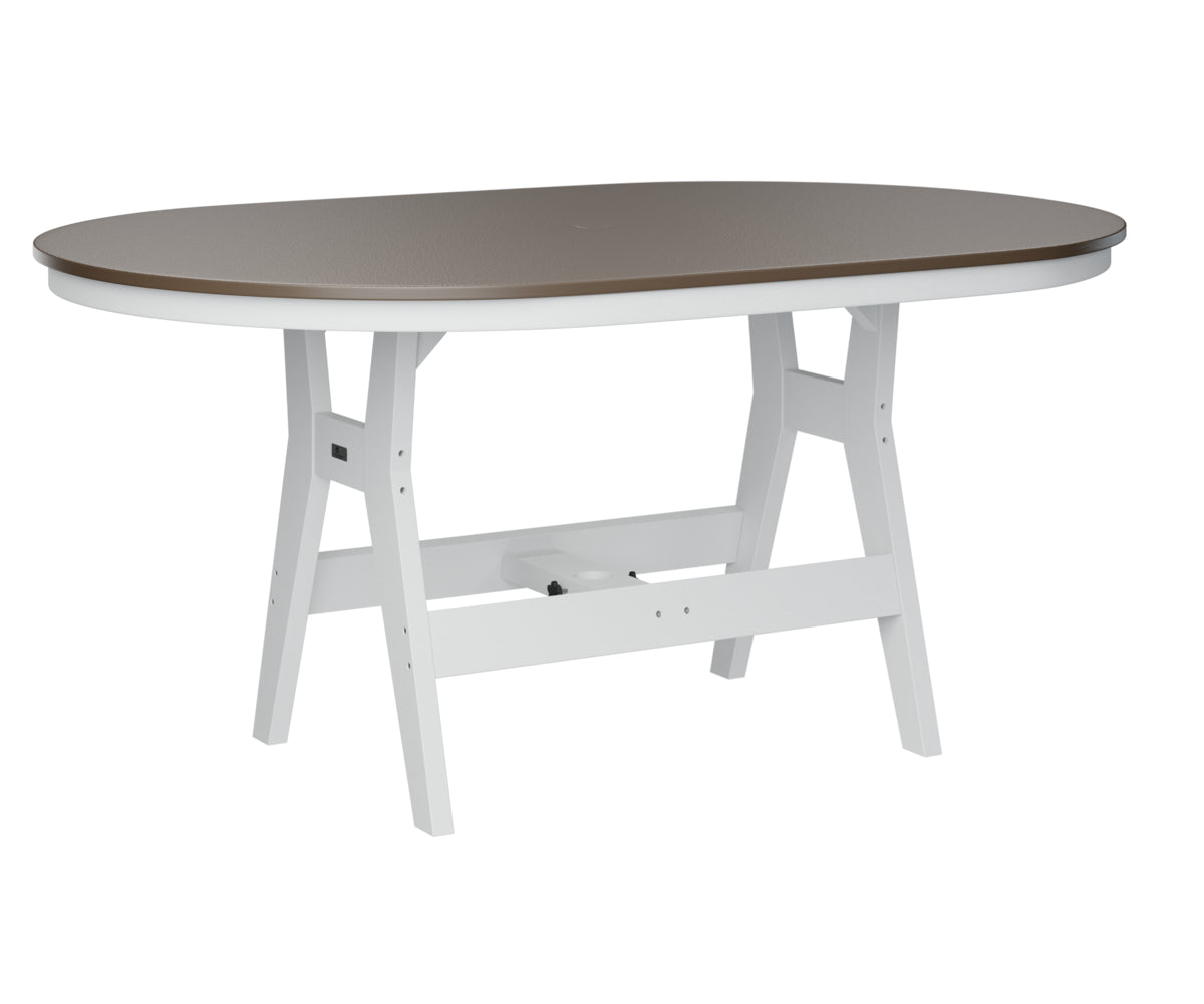 Harbor 44" x 64" Oblong Table Counter Height Hammered Top