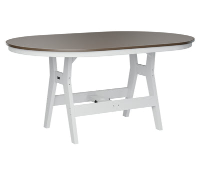 Harbor 44" x 64" Oblong Table Counter Height Hammered Top