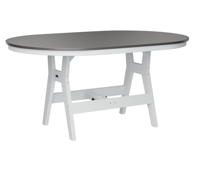 Harbor 44" x 64" Oblong Table Counter Height Hammered Top