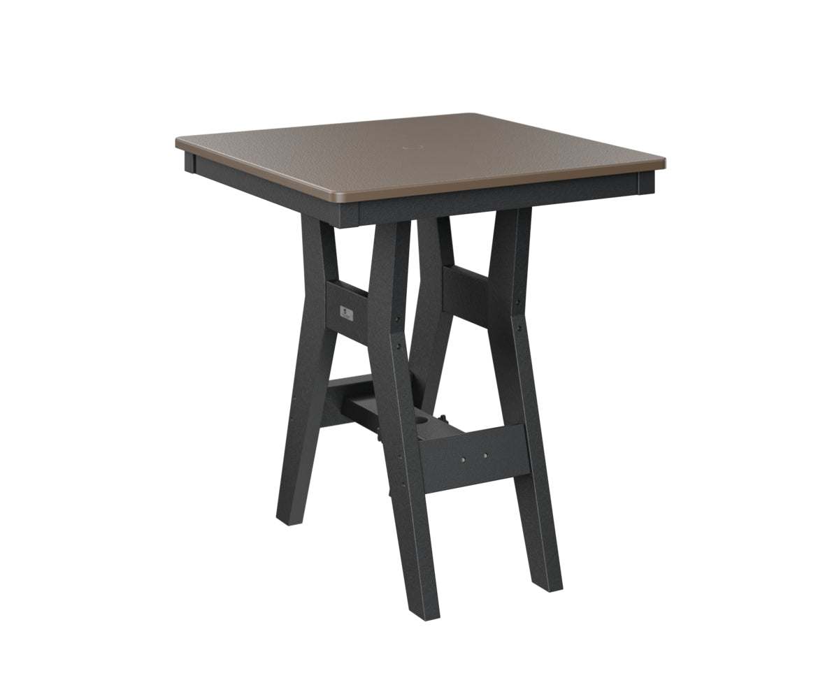 Harbor 28" Square Table Dining Height Hammered Top