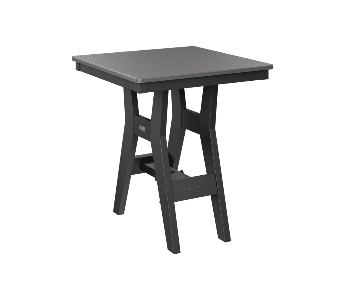 Harbor 28" Square Table Dining Height Hammered Top