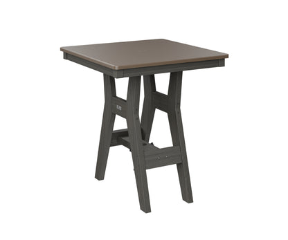 Harbor 28" Square Table Dining Height Hammered Top