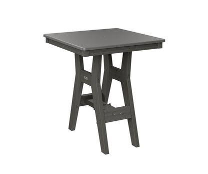 Harbor 28" Square Table Dining Height Hammered Top